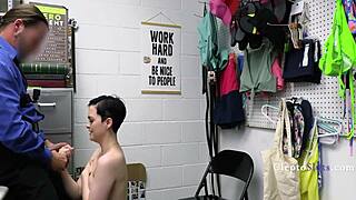 holy hell, chastity the dildo stealer gets punished hard in garage