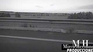 Wow! Sofia Mayers Licks Balls Before Shore Creampie Explosion!