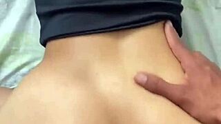 my best friend's juicy ass pounds make me explode deep creampie inside