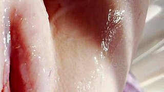 Stepsister's Pussy Drenched In Oozing Cum