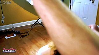 Petite Blonde Olyssia Swallows Cum After Deep Ass And Pussy Toy Pounding