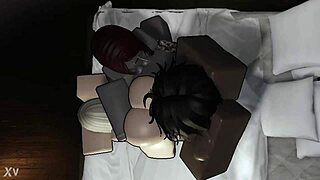 bareback threesome pounding bent over blondes and redheads doggystyle with monster black cocks!