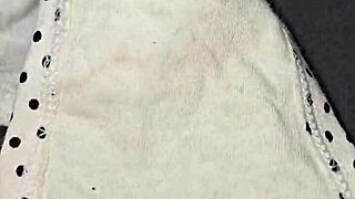 i casually found stepdaughter's dirty panties and bras in the trash can