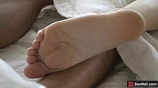 Stella Flex Bends for Russian Foot Fetish Anal with Huge Cock.