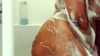 Yuki senpais wet motel shower teases big tits and ass