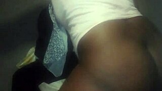 goddamn ebony stepsis with big tits spreads shaved pussy for bbc pounding and squirt!!