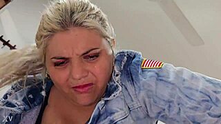 Rich Old Man Pounds Golden Blonde Latina's Tight Ass Anal