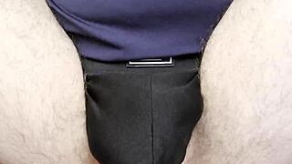 WOW! Huge 13.5-Inch Girth Toy Stretches Solo Boy's Asshole Wide!