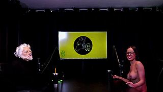 Alice Vasconcelos' Saucy Interview Full of Toys and Group Fetish in Sheer Red