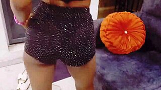 She catches me home alone then moans loud as I fuck her hard.