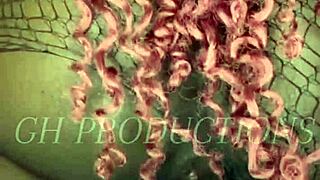 Petite African teen, feel my hands on your small tits during this hot massage foreplay