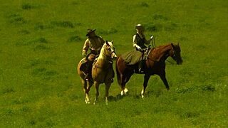 next he tongues her bubble butt deep before blasting a pearl necklace cumshot on her