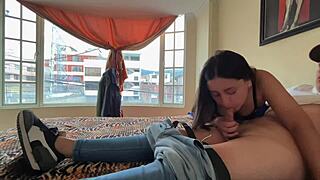 Horny Coworker Rips Condom Off Fucks Raw Cums Vagina Office Dirty