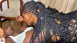 Sexy black lesbians spread juicy big pussies fingering asses and licking deep