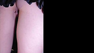 maid squirts teasingly in her uniform