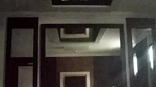 video calling cuckold from motel while riding bull