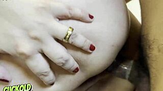 marido corno lines up cocks for esposa to suck and fuck 😈