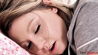 stepdaughter's perky tits and sweet pussy get pounded hard 😍💦