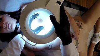 donna leigh gets spanked handcuffed in dr tampa's prison bitch fest