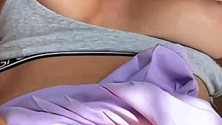 Who fills this perfect teen model's tight ass with rough pov anal creampie?