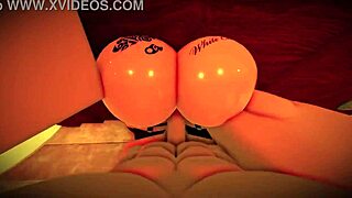 sexy big ass bent over gloryhole takes monster cock creampie and facial