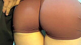 stepsisters hit bathroom post gym i grab her perfect big ass body for free use cumshot pt 1