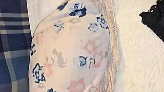 i casually found stepdaughter's dirty panties and bras in the trash can