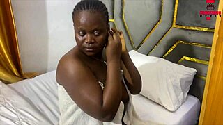 Thick Ebony Babe Worships and Milks Massive Cock to Explosion