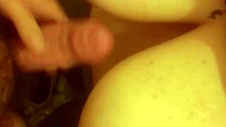 horny chubby italian girlfriend titfucks massive cock homemade