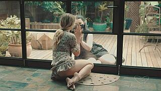 Charlie forde needy lesbian fingers wet pussy toys big tits in lingerie