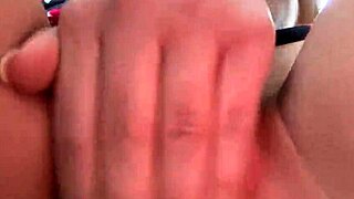 Jerk Off Close-Up to Hairy Pussy