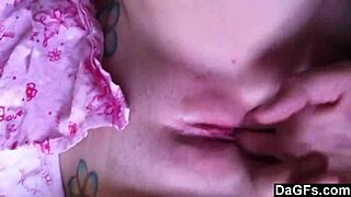 Morning blowjob from hot blonde girlfriend 😍 fingering her wet pussy early!