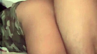 lonely neighbor sneaks over for bedroom doggystyle pounding while hubby away