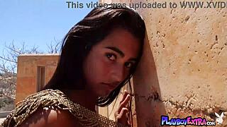 katherinne sofia thrills posing petite naked outdoors