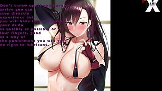 tifa turns you into her submissive whore with joi cei jerk off commands