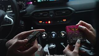 Winter Magic! Laura Quest's Outdoor Tease Turns into Cum Swallow Adventure