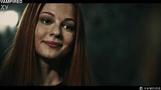 blonde vampire seduces redhead babe... turns her into wet pussy licking sex slave 👅🧛‍♀️