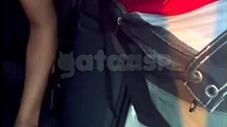 Horny Wife Fucks Black Stud on Street and in Car Cuckold Films