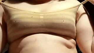 wanna play with these tiny whore's massive natural tits?