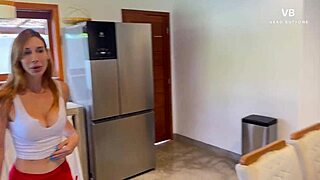 mommy redhead milf sneaks a fuck with son's hung friend while he delays