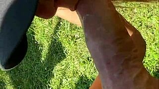 Risky Post-Yoga Outdoor Teen Blowjob POV