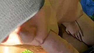 Risky Post-Yoga Outdoor Teen Blowjob POV