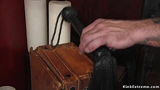 heart pounding as bound babe takes brutal anal revenge in tight bondage