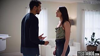 bbc stud pounds stepbros tiny milf wife doggystyle after his arrest