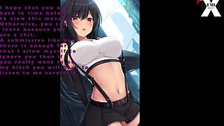 tifa turns you into her submissive whore with joi cei jerk off commands