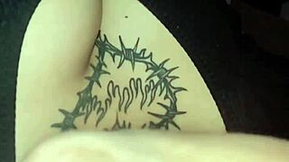 we're scrolling tiktok porn with my stepdaughter, her huge tits got me so hard i had to titfuck my load out