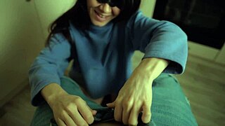 Lana's Petite Ass Stretched Wide by Thick Cock Creampie Fill in Bold POV Ride