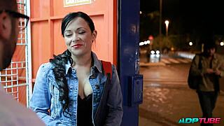 muscular spanish uni prostitute deepthroats then rides cock missionary pussy lips wet