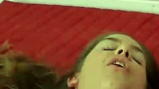 Bent Over Teen Takes Massive Cock in Shaved Pussy Doggy POV