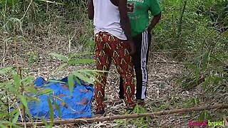 Ebony queen bush-bangs trainer till multiple cumshots!